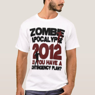 T-shirt Rétro apocalypse 2012 de zombi