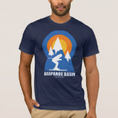 T-Shirt Retro Arapahoe Basin Ski Sunset (Devant)