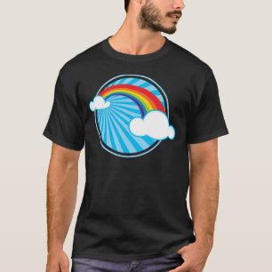 T-SHIRT RÉTRO ARC-EN-CIEL