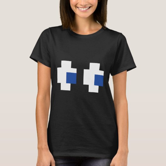 T-shirt Retro Arcade Gaming Halloween Ghost Partner Group (Devant)
