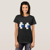 T-shirt Retro Arcade Gaming Halloween Ghost Partner Group (Devant entier)