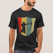 T-shirt Retro Archery Bow (Devant)