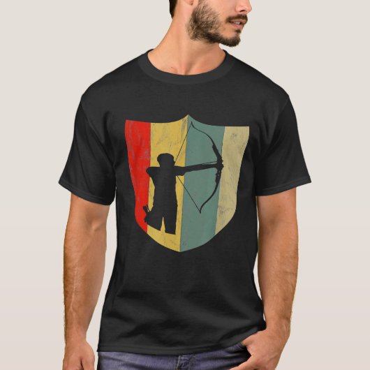 T-shirt Retro Archery Bow (Devant)