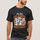 T-shirt Retro Are You Fall O Ween Directions Ghost Hallowe (Devant)