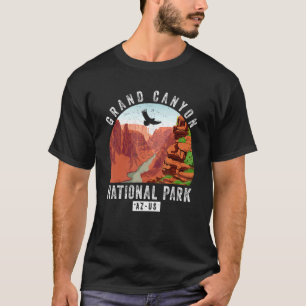 T-shirt Rétro Arizona Grand Canyon National Park AZ US