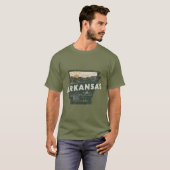 T-shirt Rétro Arkansas State (Devant entier)