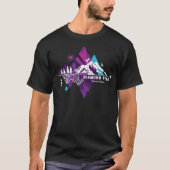 T-shirt Retro Art Boho Diamond Peak Ski Adventure (Devant)