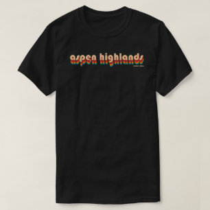 T-shirt Retro Aspen Highlands Ski Adventure