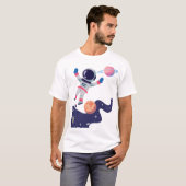 T-shirt Rétro Astronaute – Aventure Spatiale (Devant entier)