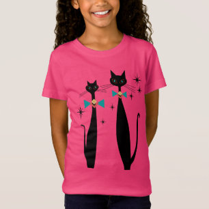 T-Shirt Retro Atomique Moyen Siècle Moderne MCM Cool Chat