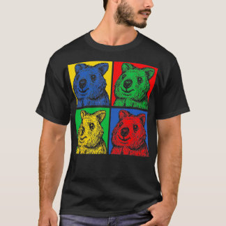 T-shirt Retro Australia Animal Gidea Idea Art Quokka
