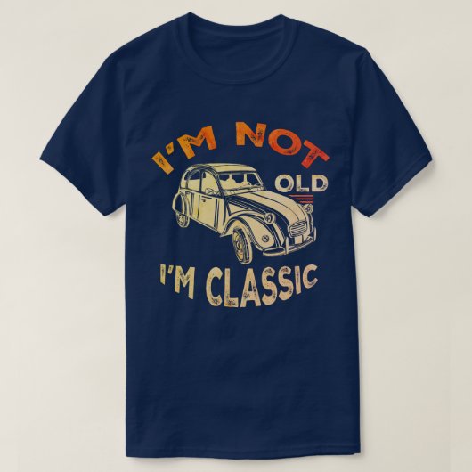 T-shirt Retro Auto Gift, Funny Classic Car Lover (Design devant)