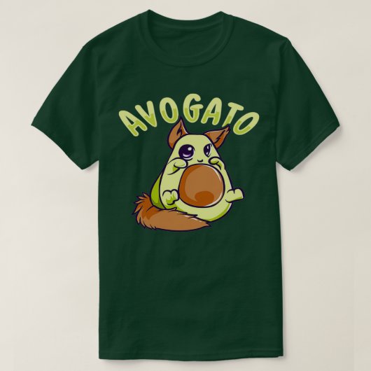 T-SHIRT RÉTRO AVOCADO CA (Design devant)