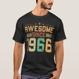 T-shirt Rétro Awesome depuis 1966 57e anniversaire s 57 an