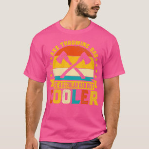 T-shirt Retro Ax Jetant papa Comme un papa ordinaire mais
