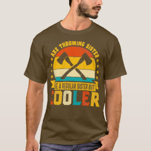 T-shirt Retro Ax Jetant Soeur Comme une Soeur régulière