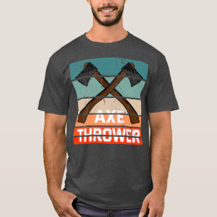 T-shirt Retro axe throwing vintage axe gift