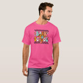 T-shirt Rétro back To School Teacher Student First Day (Devant entier)