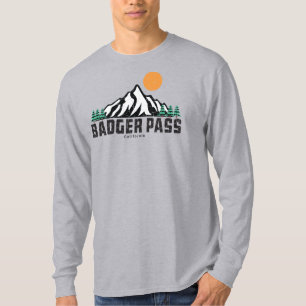T-shirt Retro Badger Pass Ski