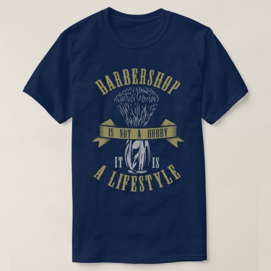 T-SHIRT RETRO BARBERSHOP MODE DE VIE T SHIRT TEL SWEATER H (Design devant)