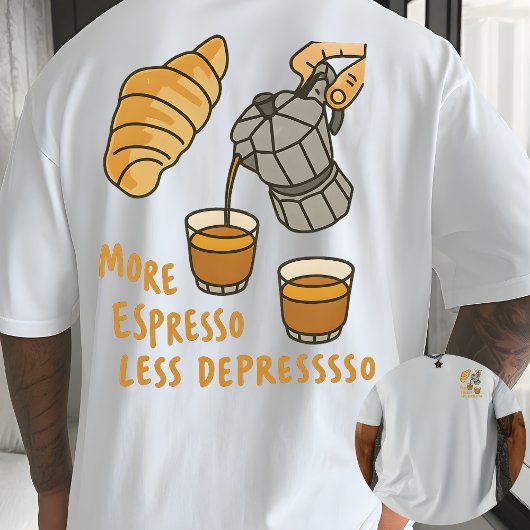 T-shirt Retro Barista Graphic Tee – Coffee Addict Design