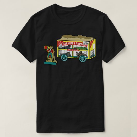 T-shirt Retro Barnums Crackers d'animaux (Design devant)