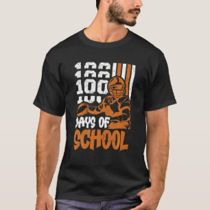 T-shirt Retro Baseball 100 Days Of School Happy 100Th Day