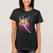 T-shirt Retro Baton Twirling Majorette Baton Twirler (Devant)