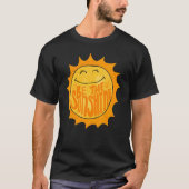T-shirt Retro Be The Sunshine Summer Vibes Sweet Summer Ti (Devant)