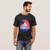 T-shirt Retro Beach Sunset 1 (Devant entier)