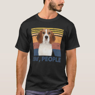 T-shirt Retro Beagle Chien Ew Personnes Beagle Chien Aime