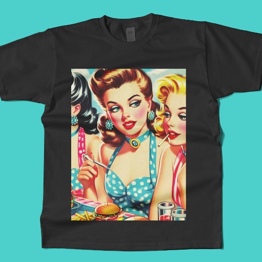 T-shirt Retro Beauty Pin Up