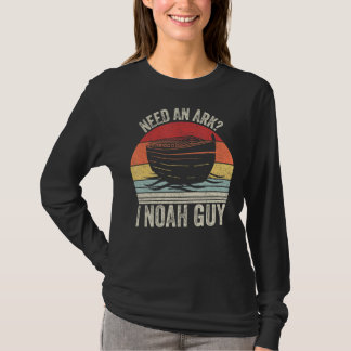 T-shirt Retro Besoin D'Arche I Noah Guy Christian Pun Drôl