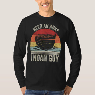 T-shirt Retro Besoin D'Arche I Noah Guy Christian Pun Drôl