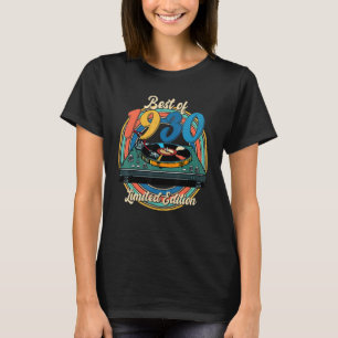 T-shirt Retro Best Of 1930 Vinyl Record Player 92e anniver