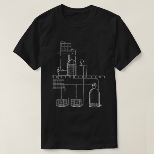 T-shirt Rétro bière faisant l'équipement (Design devant)