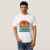 T-shirt Retro Big brother Encore (Devant entier)
