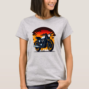 T-shirt Retro Biker