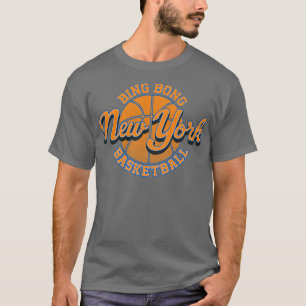 T-shirt Retro Bing Bong New York Basketball NYC
