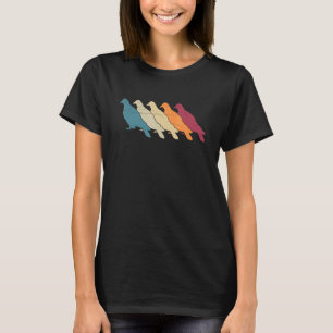 T-shirt Retro Bird Pigeon éleveur Animal Pigeon Racing Pi