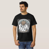 T-shirt Retro black Male Doctor (Devant entier)