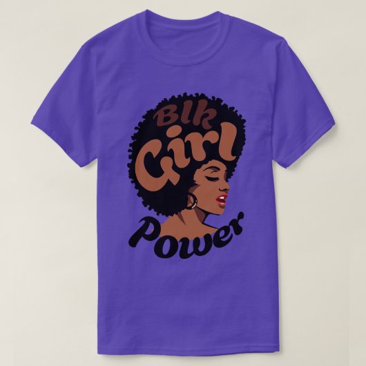 T-shirt REtro BLK GRL PWR (Design devant)