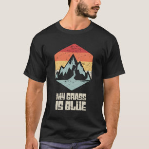 T-shirt Retro Bluegrass Musique Mandolin Lecteur Vintage B