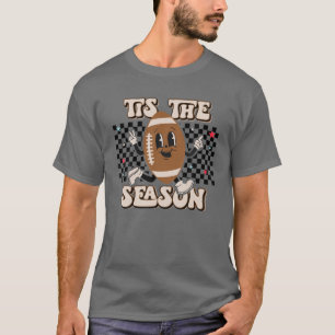 T-shirt Retro Boho C'Est La Saison Football Maman Football
