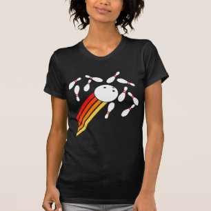 T-shirt Retro Bowling Fun Bowling