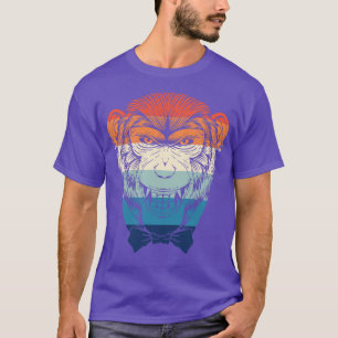 T-shirt Rétro Bowtie Chimp 1