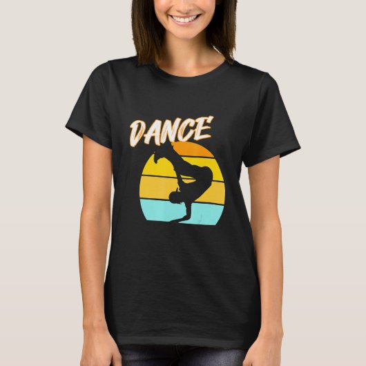 T-shirt Retro Break Dance (Devant)