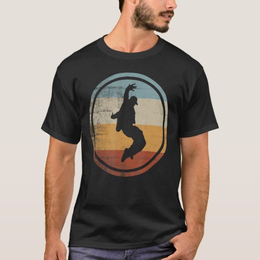 T-shirt Retro Breakdancer Danse Breakdance Breakdance 1 (Devant)