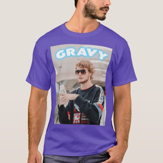 T-shirt rétro brillant (Devant)