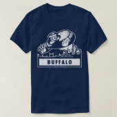 T-shirt Retro Brute Buffalo Blanc (Design devant)